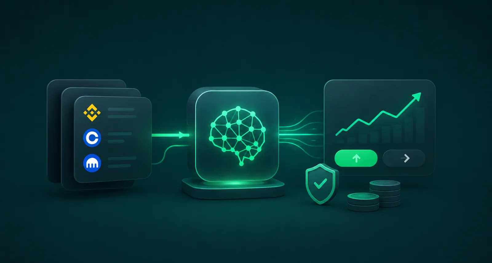 Motore di trading algoritmico che elabora i dati di mercato e genera segnali con gestione del rischio